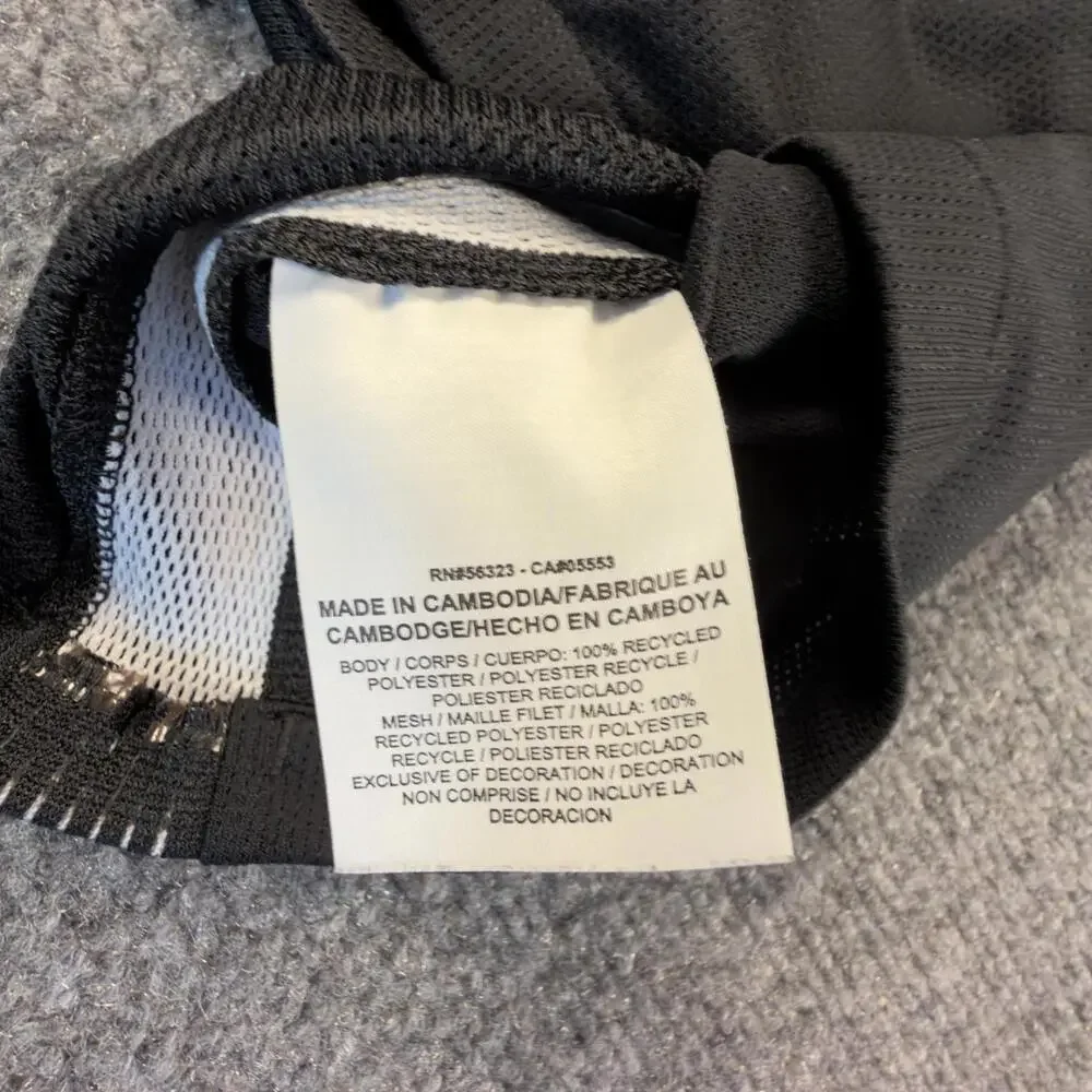 Nike Dri-FIT Men's Activewear Shirt Black Gray Size‎ Small Soccer #1689